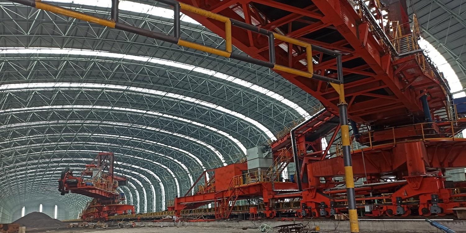 中国某大型钢铁集团原料厂斗轮机应用